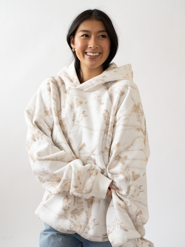 Refound COMFRT White Camo Hoodie