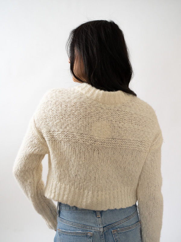 Everlane Cream Cardigan Pullover