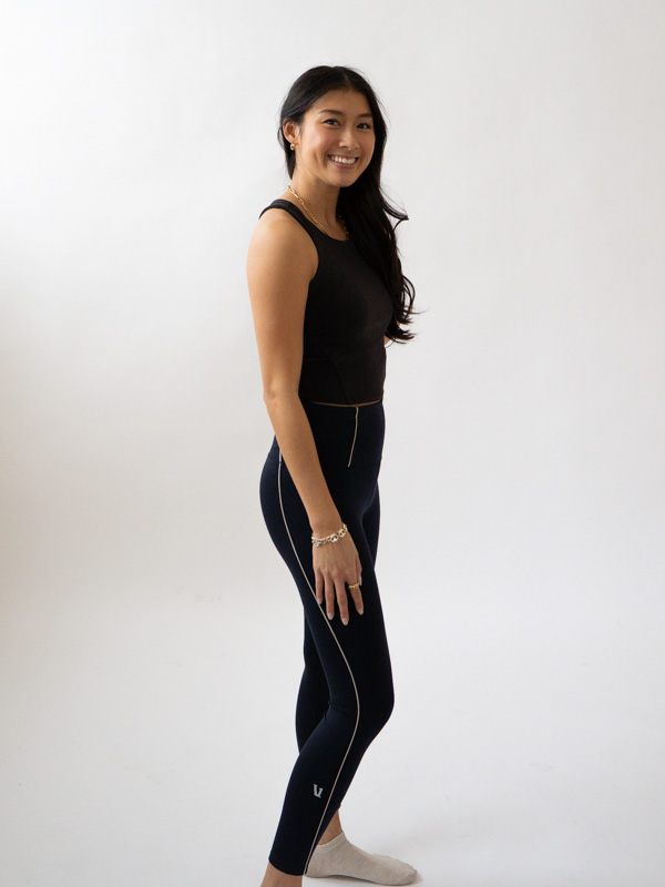 Vuori Lunar Legging Dark Navy Contrast