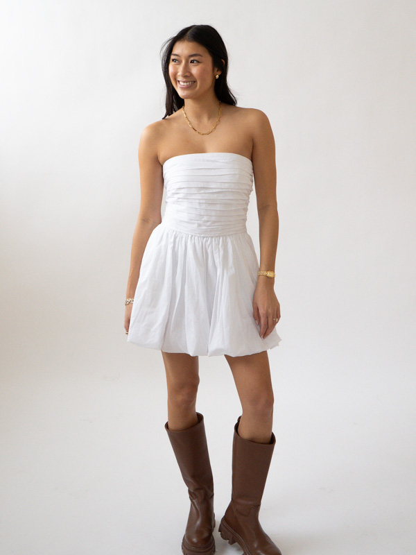 Refound Hollister Strapless Bubble Dress