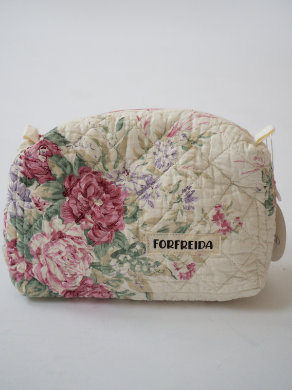 ForFreida Vintage Floral Makeup Toiletry Bag