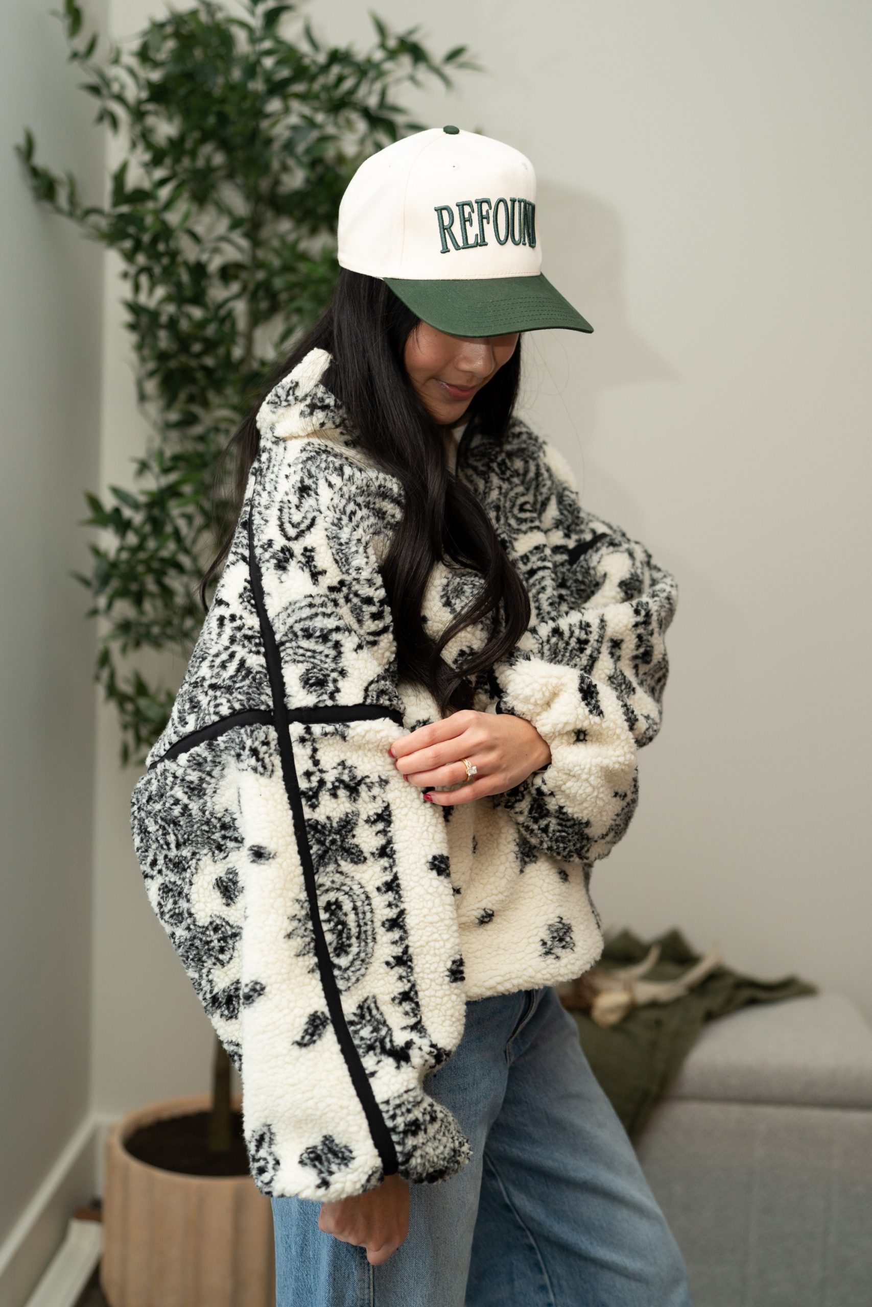 Paisley Pullover half zip from Shop Refound