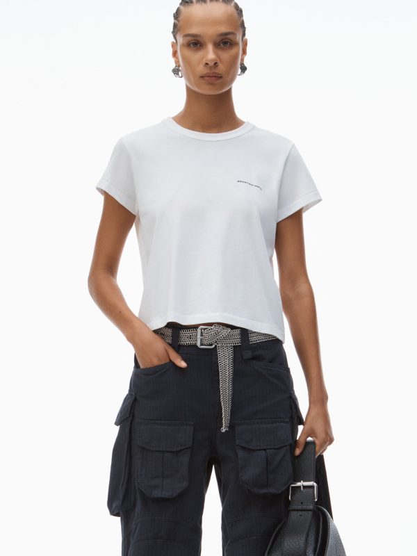 Alexander Wang Logo Spell Out Tee Shirt