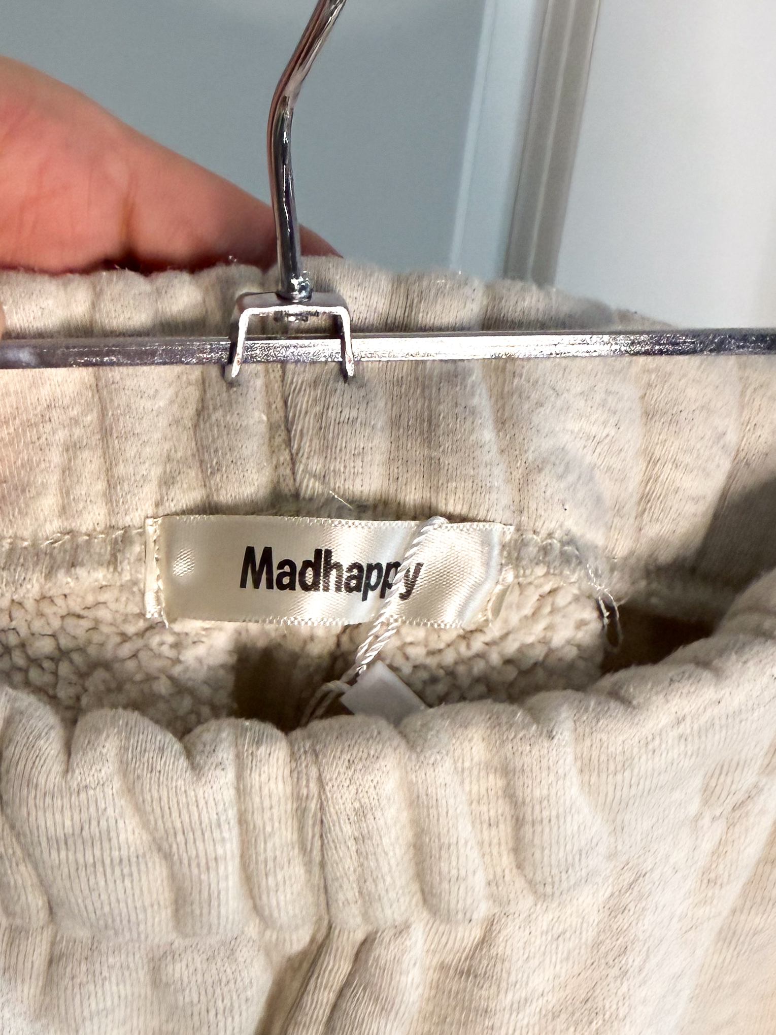 REFOUND Madhappy Grey Wide Leg Sweatpants SIZE XS/S - Image 2