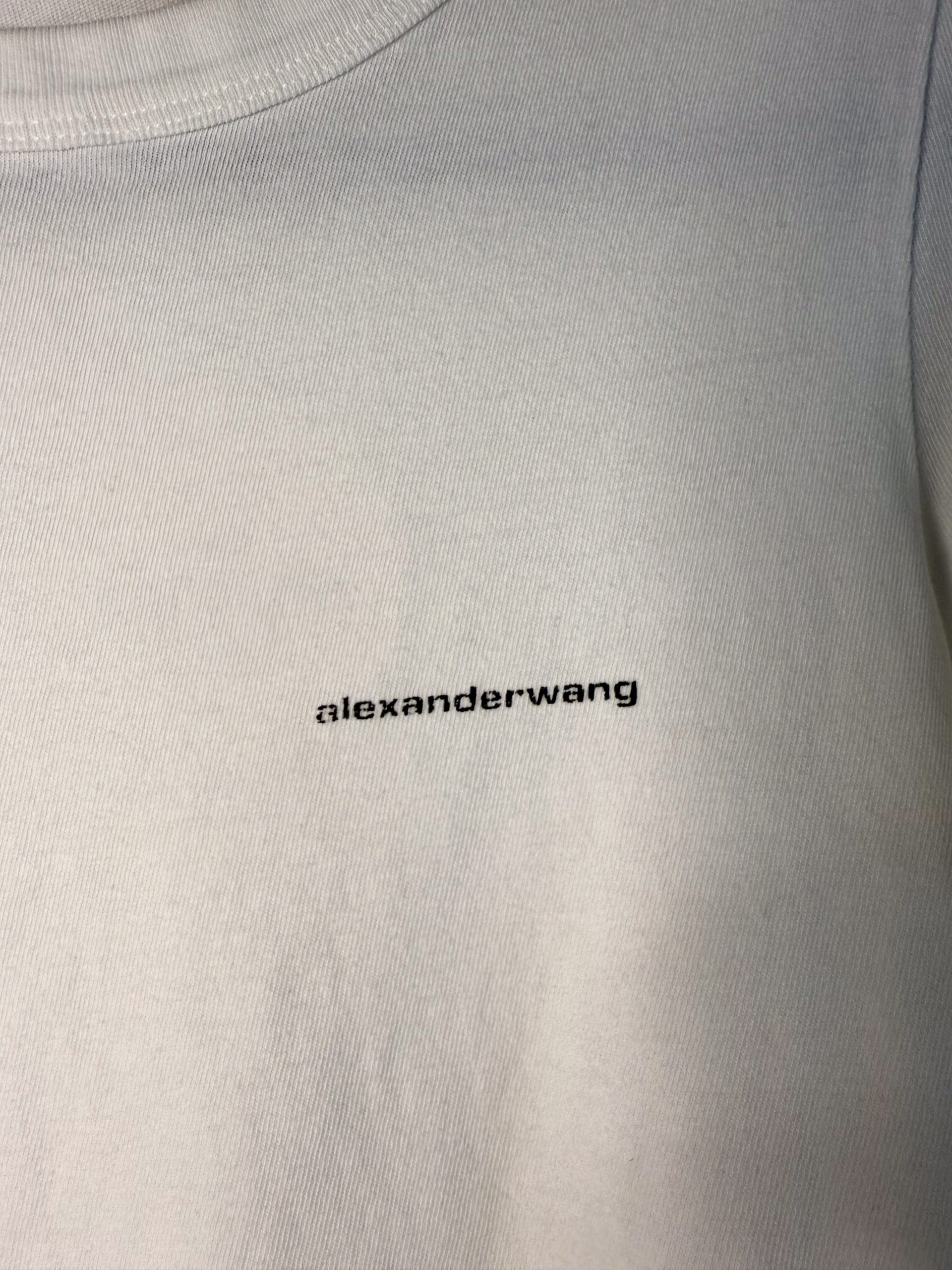 Alexander Wang Logo Spell Out Tee Shirt