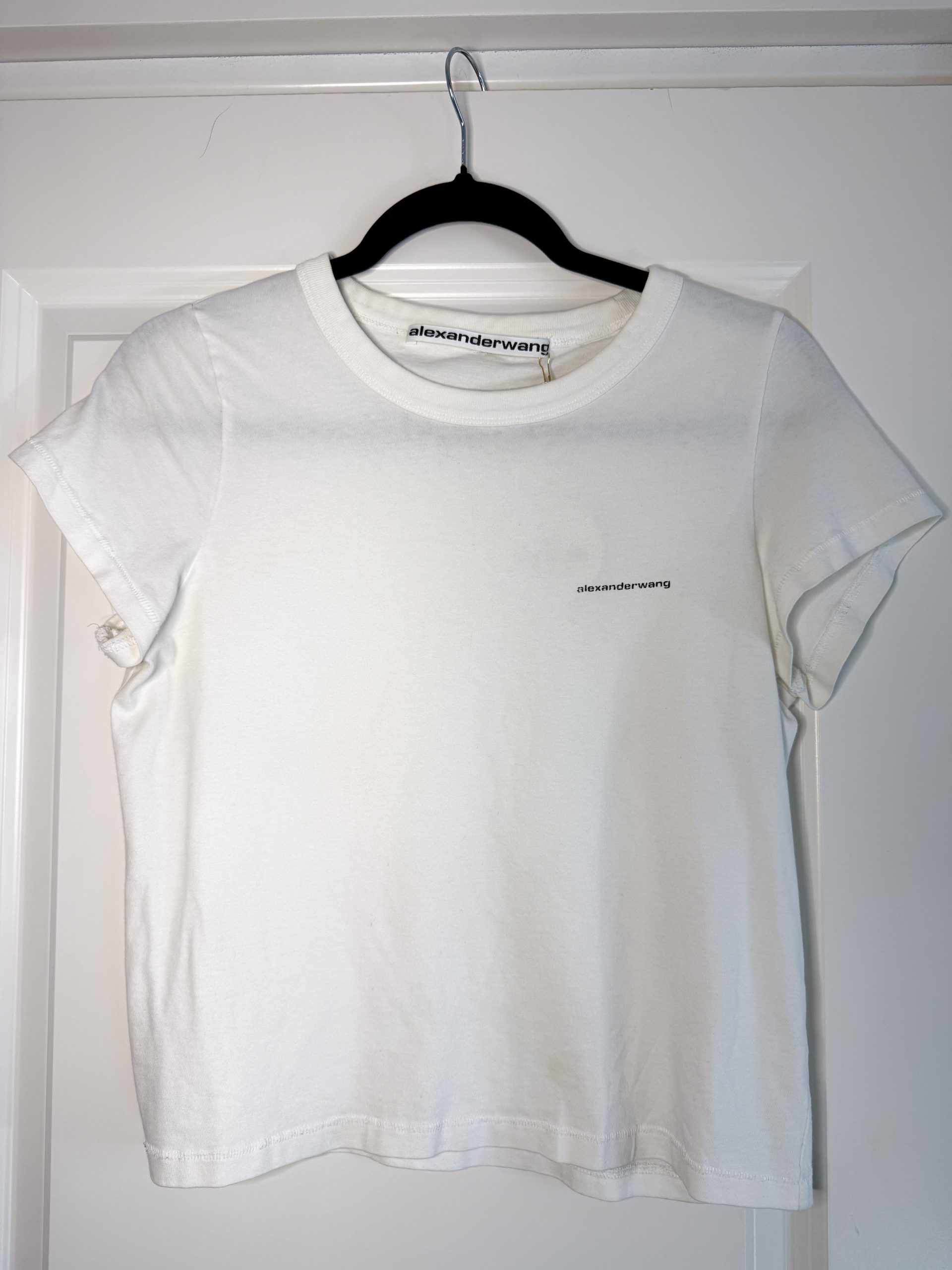 Alexander Wang Logo Spell Out Tee Shirt