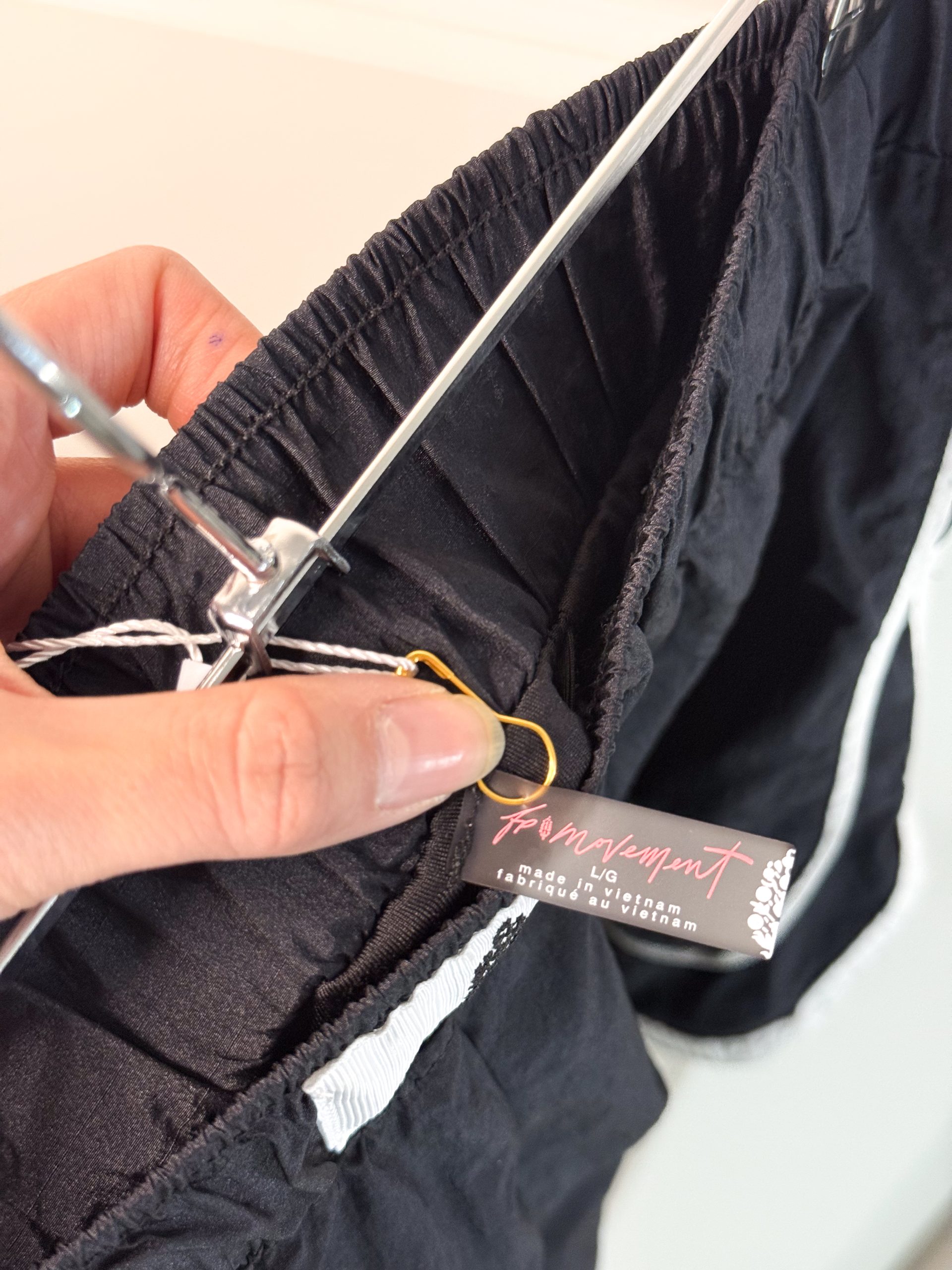 FRee People Movement Contrast Black Shorts