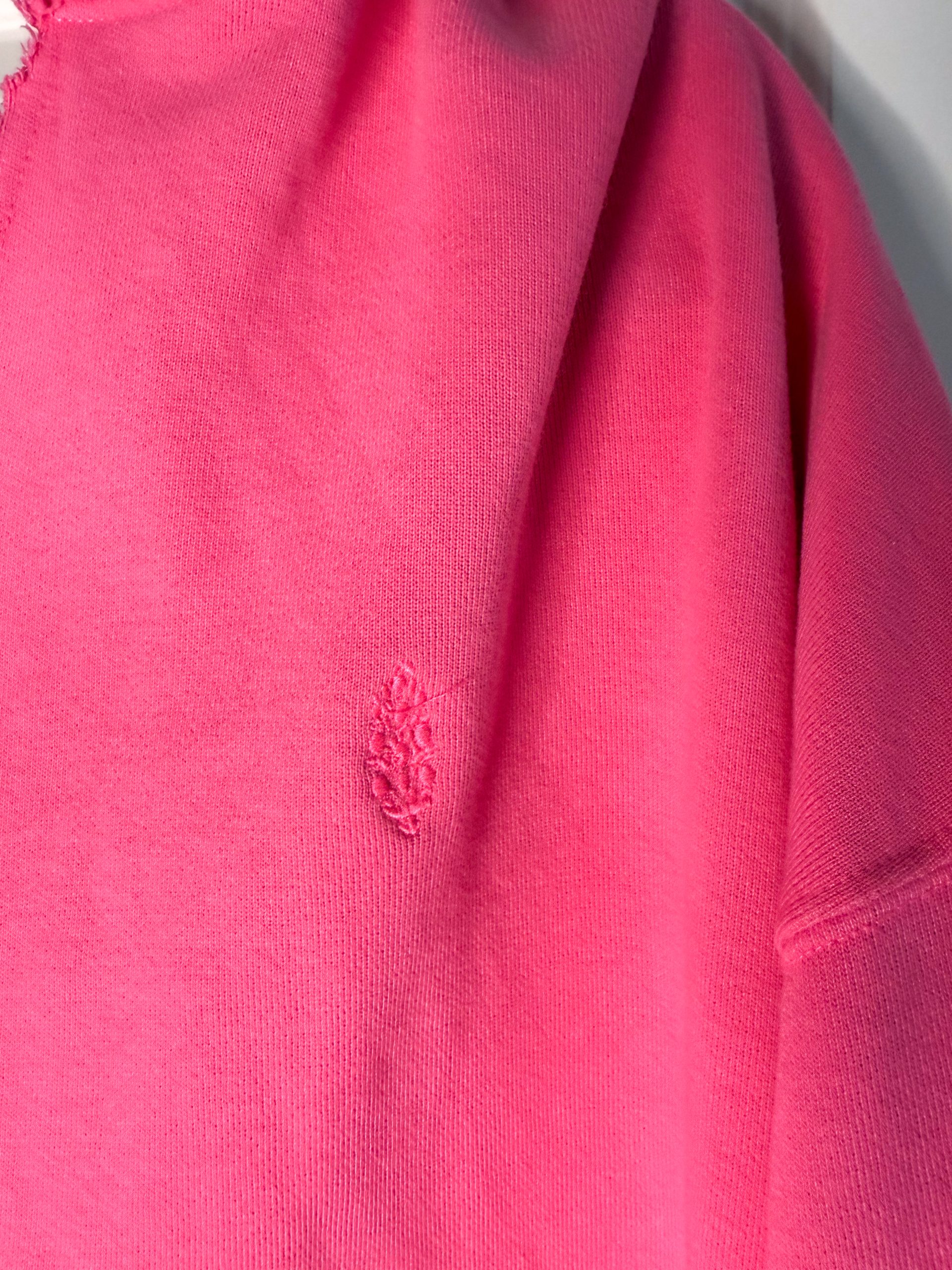 REFOUND Free People Movement Hot Pink Hoodie SIZE L - Image 4