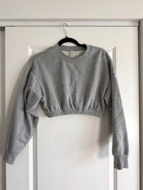 REFOUND ALO Yoga Cropped Sweatshirt SIZE XS